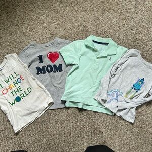 Toddler boy shirt bundle size 3t